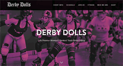Desktop Screenshot of derbydolls.com